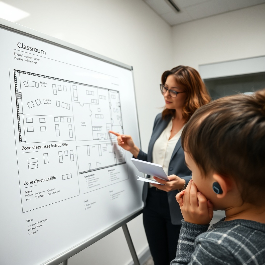 Planifier l’aménagement d’une salle de classe inclusive avec des plans d’apprentissage individualisés