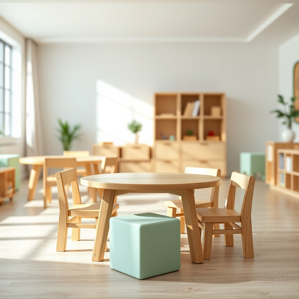 Mobilier ergonomique et matériel professionnel pour l'équipement de crèche au Maroc